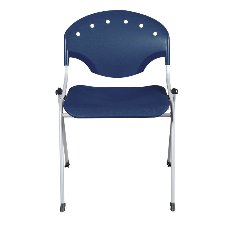 Chaise empilable sans accoudoirs Regency Rico Classroom, Marine, Non