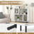 Open Shelf Bookcase Mid Century Modern Cube Bookshelf With 4 Compartments-1475263571