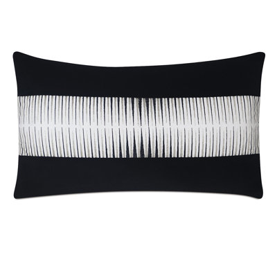 Housse et insert d'oreiller rectangulaire en coton Liam