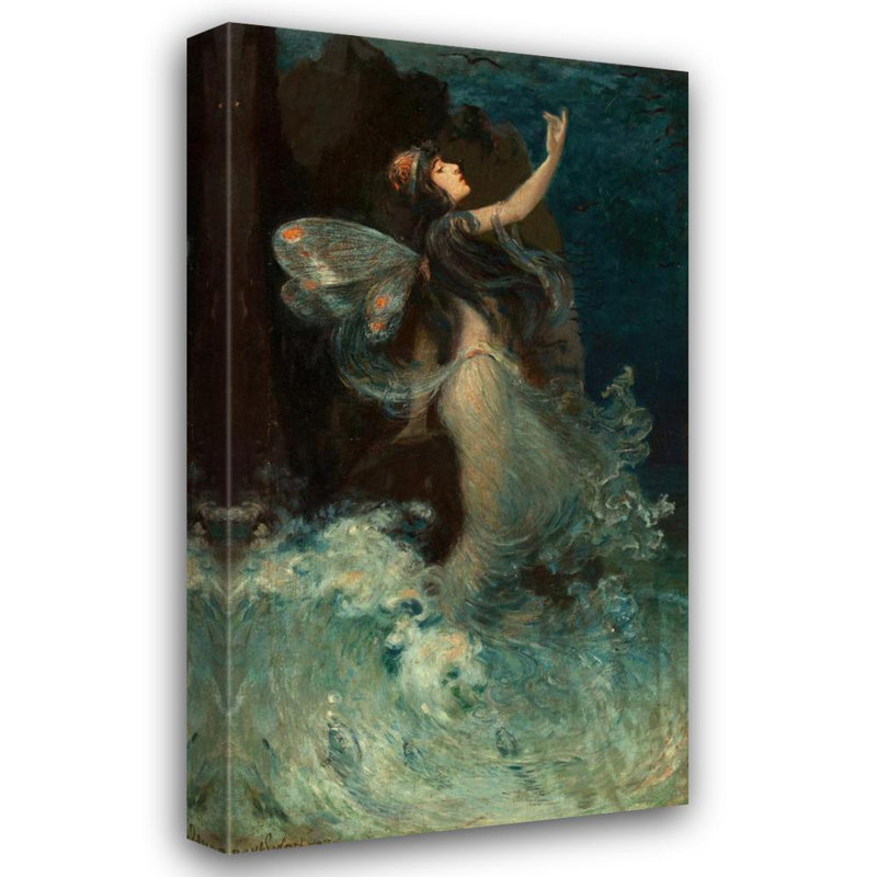 «Water Nymph» par Paul Swan - Art mural sur toile tendue avec châssis, H 40 po x l 28 po