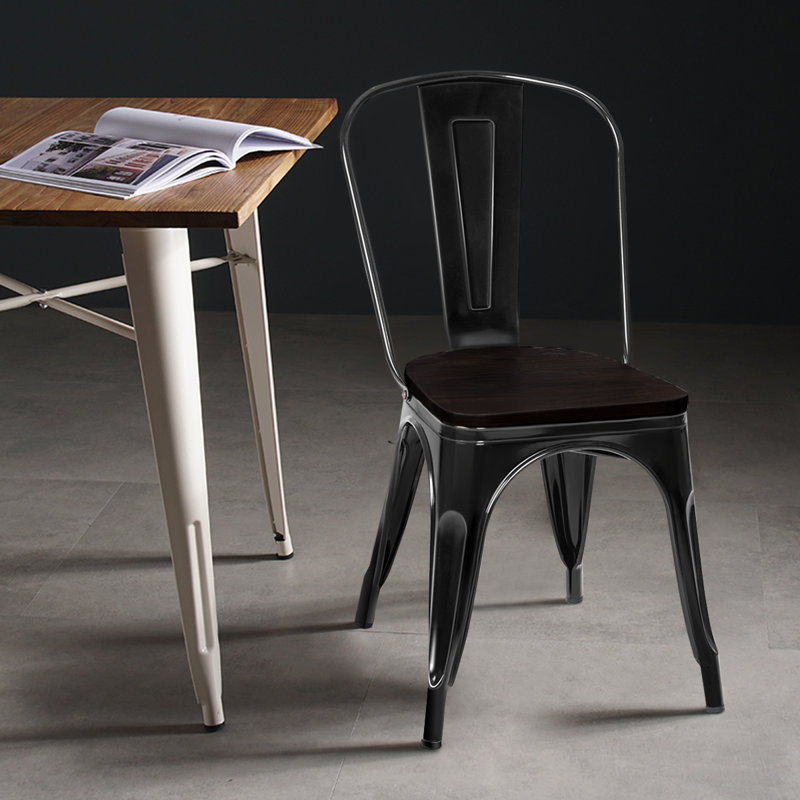 Somnus 45cm H Side Chair in Black