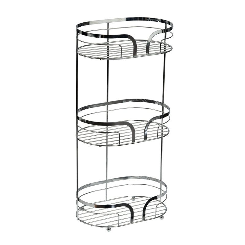 Dante Bathroom Storage, Chrome