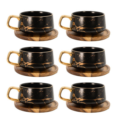 Ayvian Ceramic Teacup and Saucer