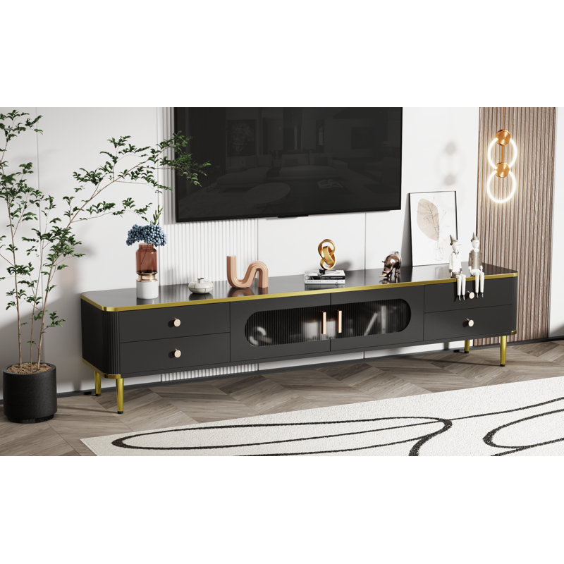 Meuble télé 65 po avec rangement