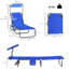 Chaises longues inclinables réglables-791708356