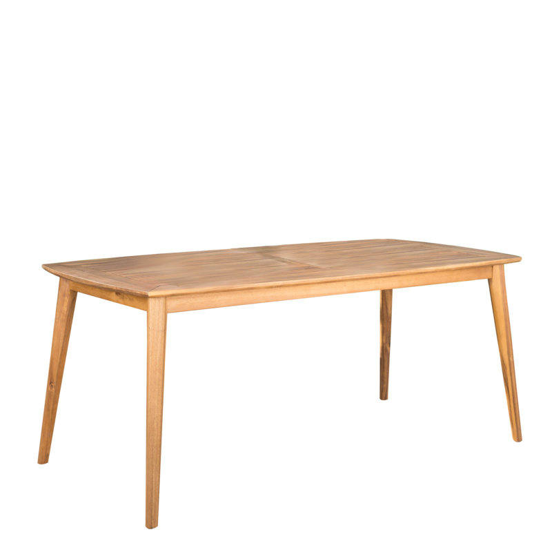Table de salle à manger en bois - l 71,56 po x P 36,3 po H 29,48 po