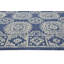 Tapis bleu marine en laine crocheté à la main Alheli-63850885