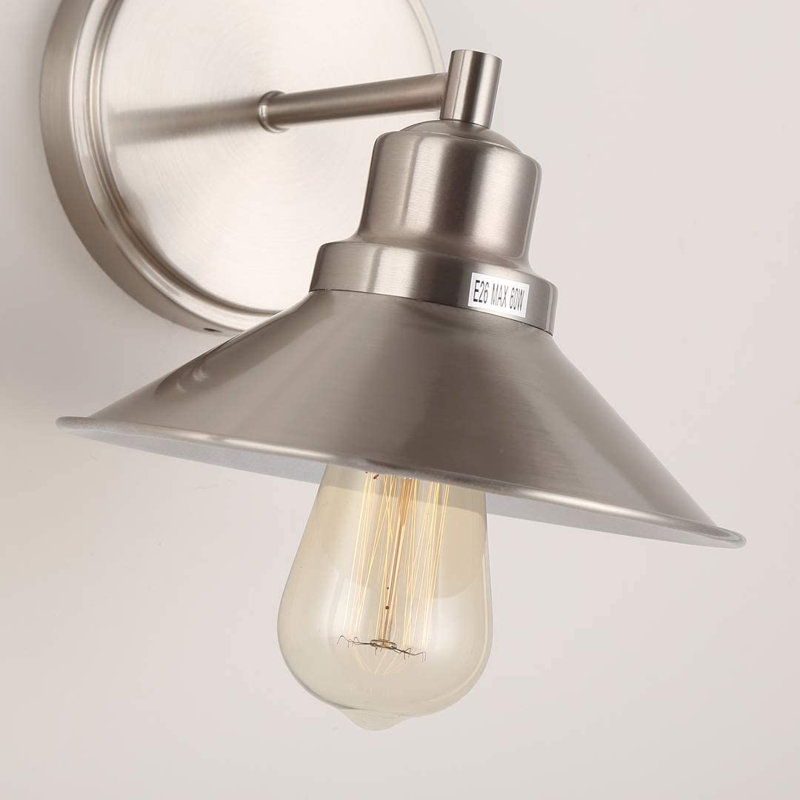 Jayton Dimmable Bath Sconce, Silver