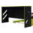 Full Size Wood Daybed with Twin Size Trundle,Desk and USB,Green-1431862414