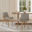 Chaise rembourrée moderne avec structure en bois-225531374