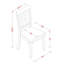Ensemble de table de salle à manger 5 pièces comprenant une table de cuisine ronde avec Dropleaf et 4 chaises de salle à manger rembourrées en tissu de lin, 42 po x 42 po, noir-823365965-823365966-823366000