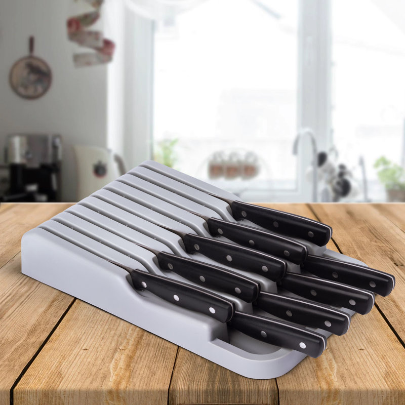 Cheer Collection 9 Slot Drawer Knife Block