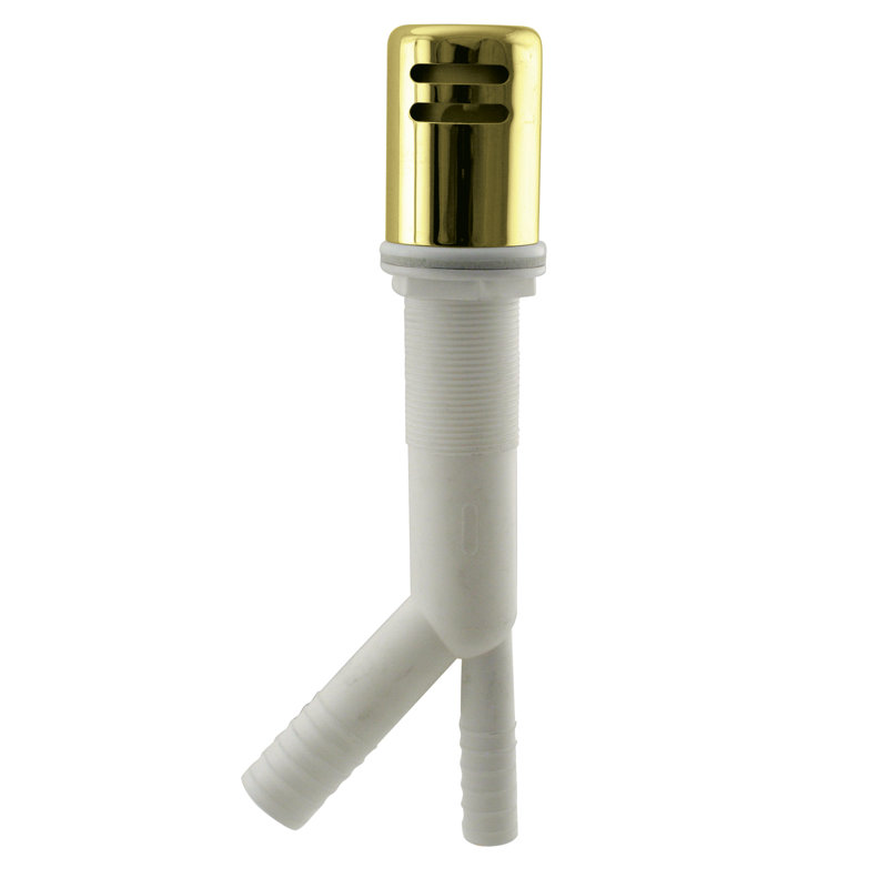 Air Gap Cap and Body Set - Non-Skirted, Polished Brass