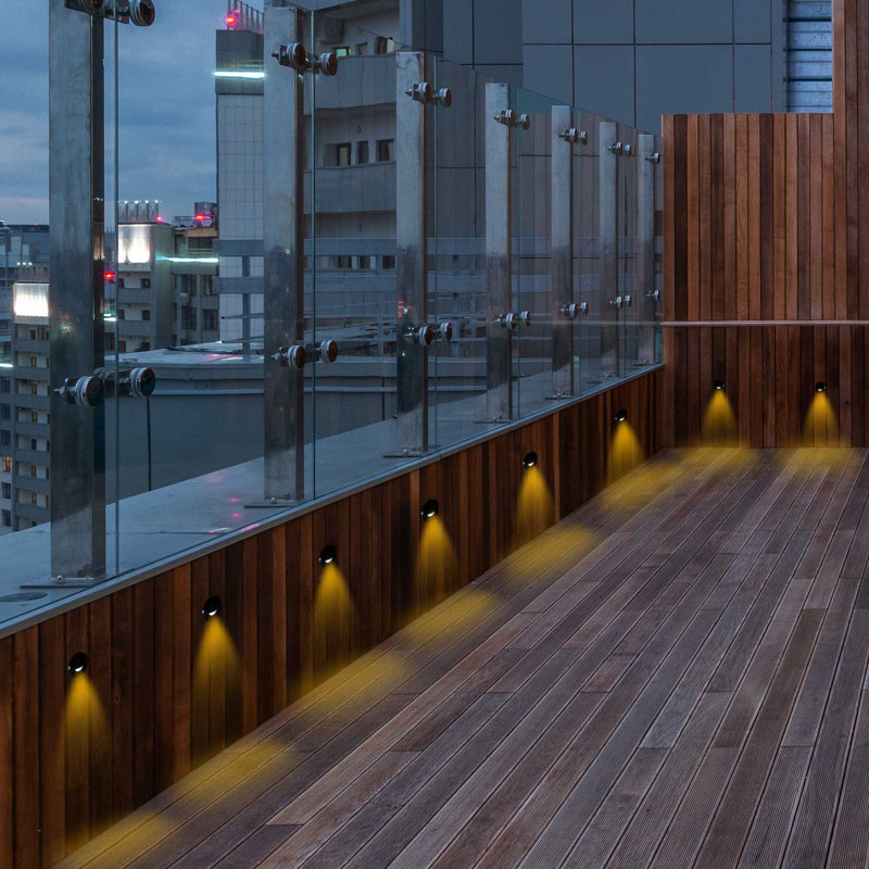 Yescom Plug-in Deck Light Pack, Amber