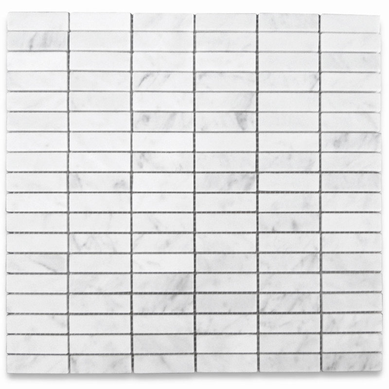 12" x 12" Marble Grid Mosaic Wall & Floor Tile