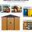 Heavy-duty Metal Shed - For Lawn And Garden Use Storage With Lockable Door-115808192-115808189