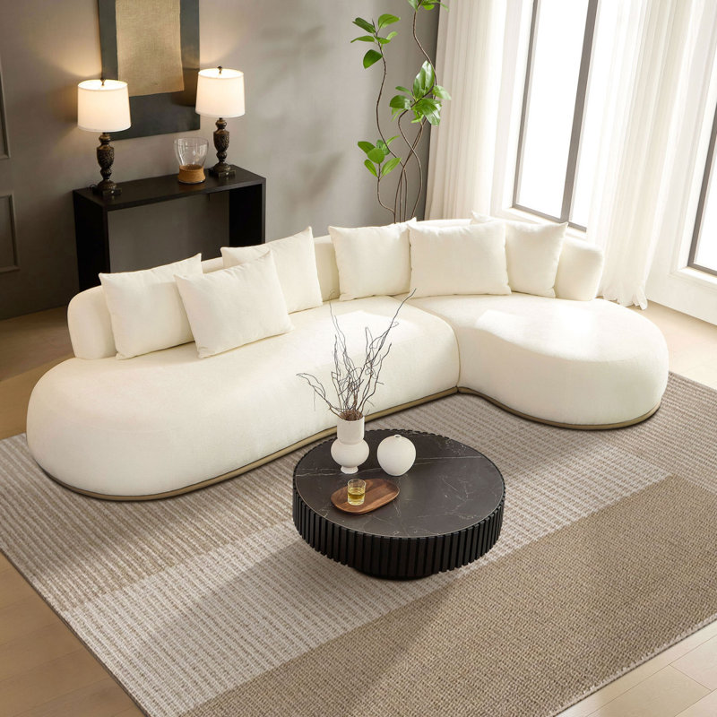 VSF1112 Sofa Beige Chaise Right