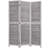 Feitoza 54.25 " W x 70 " H 3 - Panel Solid Wood Folding