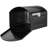 Centennial Post Mount Mailbox Black with Silver Flag-20411460