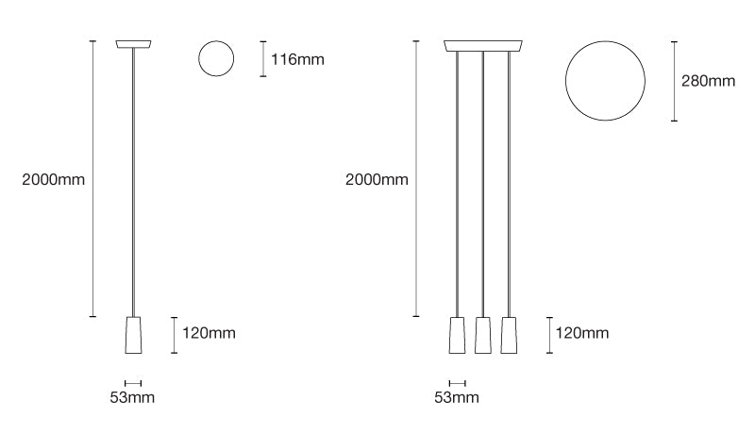 Core 6 - Light LED Pendant