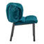 Chaise en velours moderne 1 pièce, rouge / vert-346312905