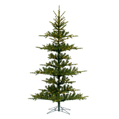 7.5' H Lighted Artificial Pine Christmas Tree