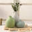Ceramic Vase Set Of 3, Rustic Farmhouse Pottery Vases For Home Decor, Perfect For Pampas Grass, Dried Or Fresh Flowers, Ideal For Living Room, Bedroom, Kitchen, Bathroom, Bookshelf, Table Centerpiece-1210183334
