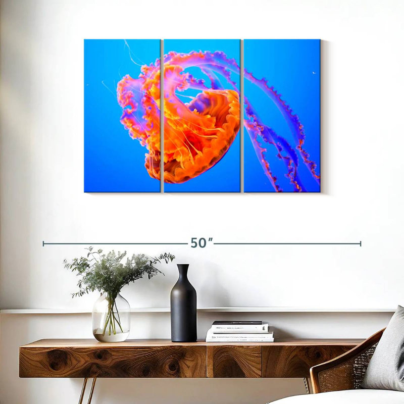 Jellyfish Somersault, 24" H x 38" W