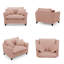 Fauteuil paresseux en velours côtelé l 46,5 po, fauteuil d'appoint rose avec dossier ergonomique et coussin moelleux
