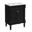 Meuble-lavabo avec lavabo supérieur, meuble de rangement moderne à 2 niveaux, meuble-lavabo simple