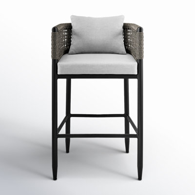 Scotia 30" Patio Bar Stool with Cushion