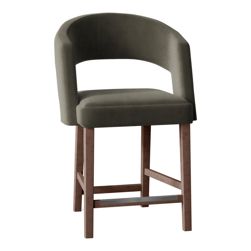 Tabouret de comptoir 26 po Bryant, Noyer, Loden 9953