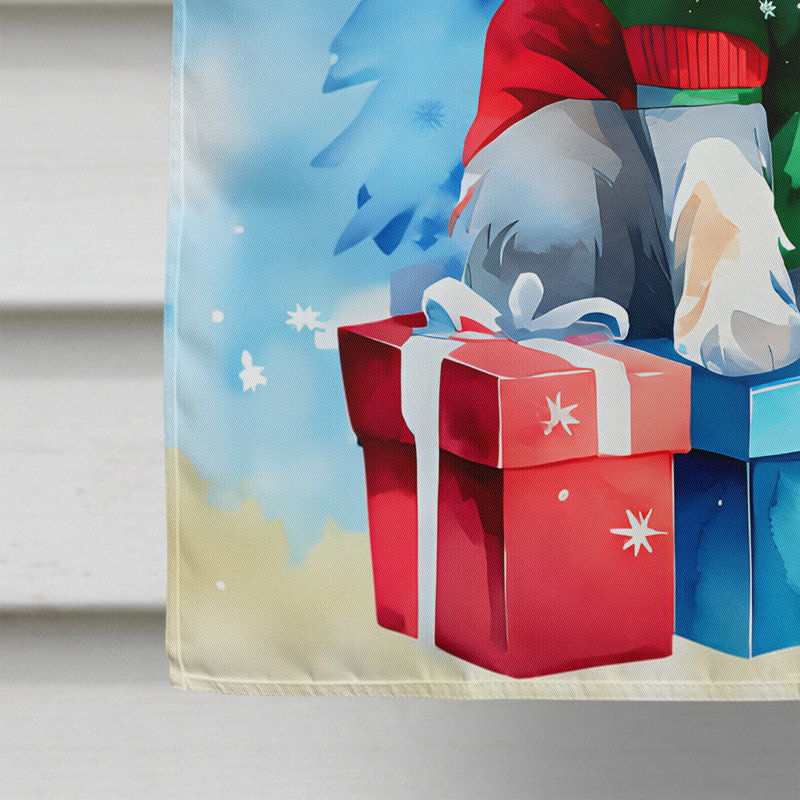 Drapeau de Noël Shih Tzu, H 40 po x l 28 po