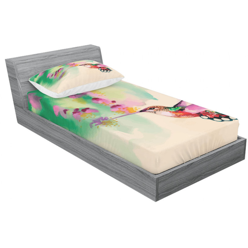 Microfiber Sheet Set, Twin XL Sheet Set with Fitted Sheet