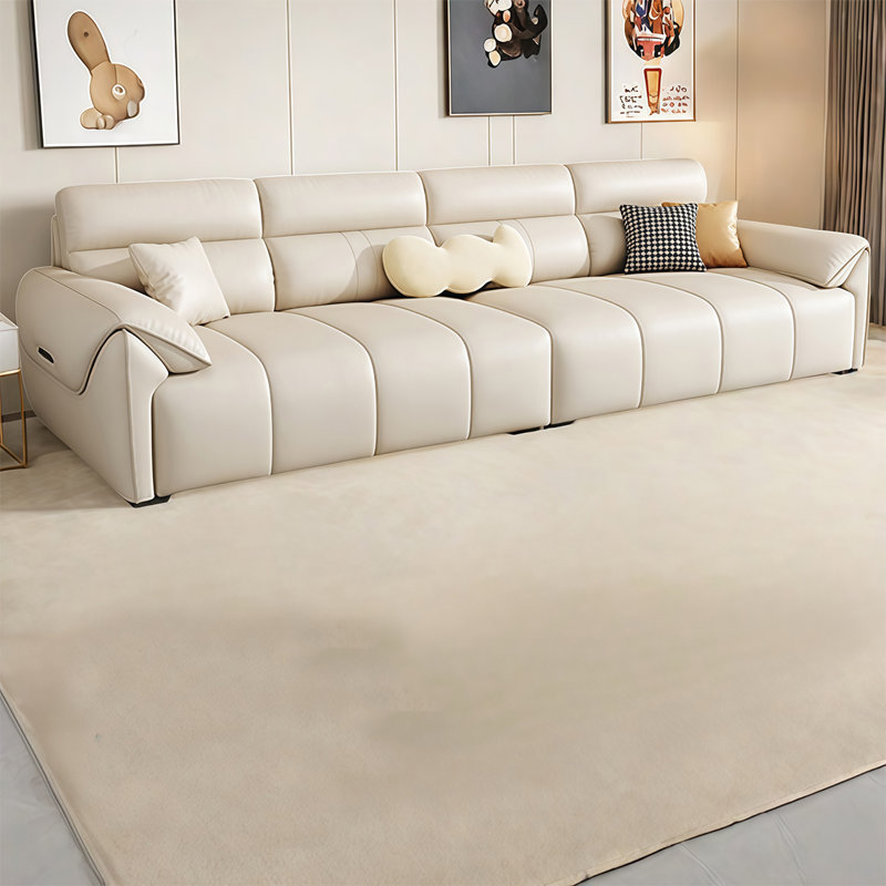 Canapé droit moderne et luxueux, H 35,43 po x l 106,29 po x P 36,22 po