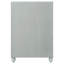 Arabesque Silver Metallic 5-drawer Bedroom Chest