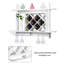 Nault Wall Mounted Wine Bottle Rack in