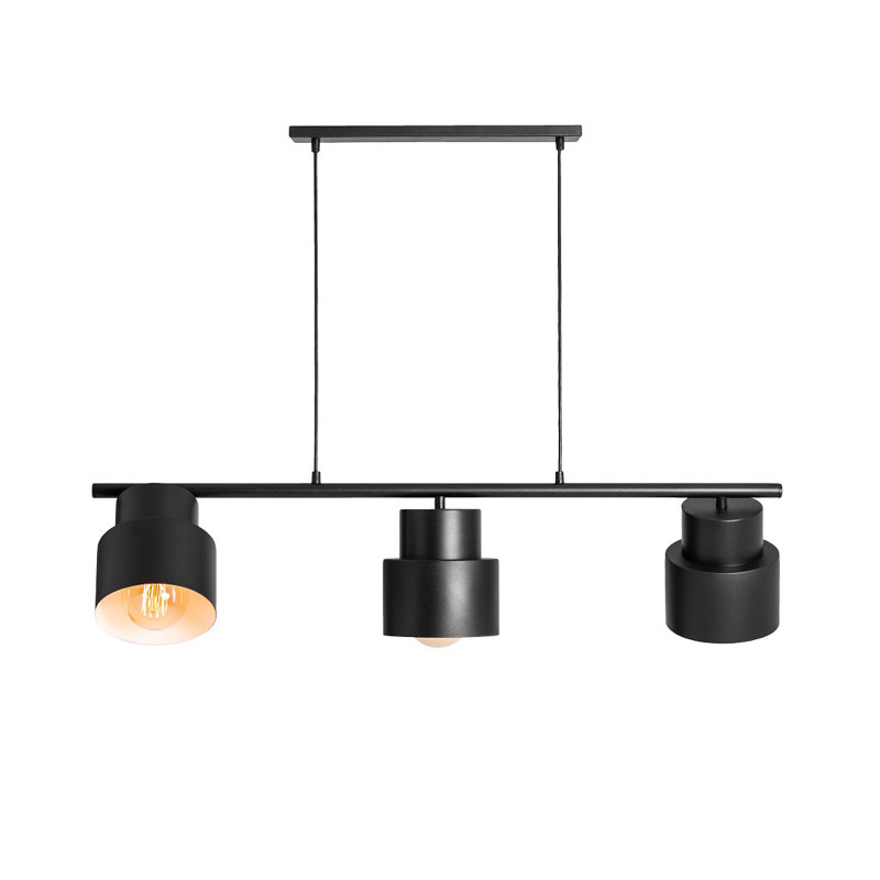 Chisolm 3 - Light Kitchen Island Pendant, Black
