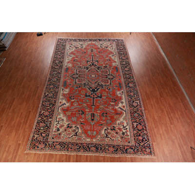Pre-1900 Vegetable Dye    Large Rug 11x18