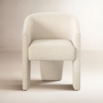 Tillison Genuine Leather Dining Armchair