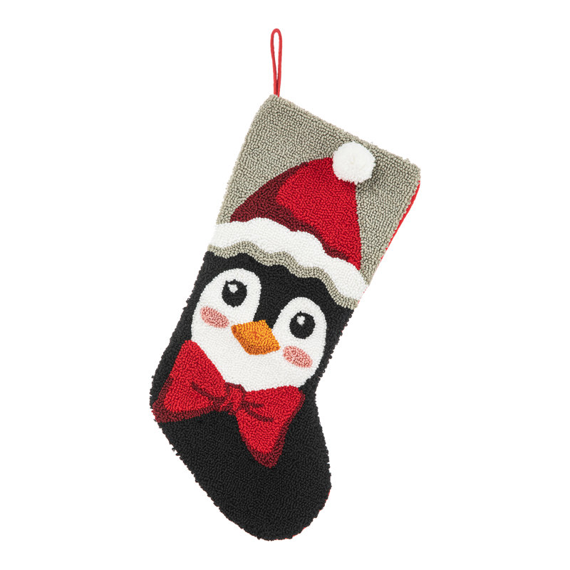 Chaussette de Noël pingouin