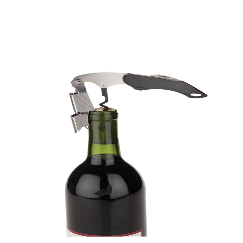 Sommelier Professional Corkscrew, 5" H x 1.5" W x 0.75" D, Black