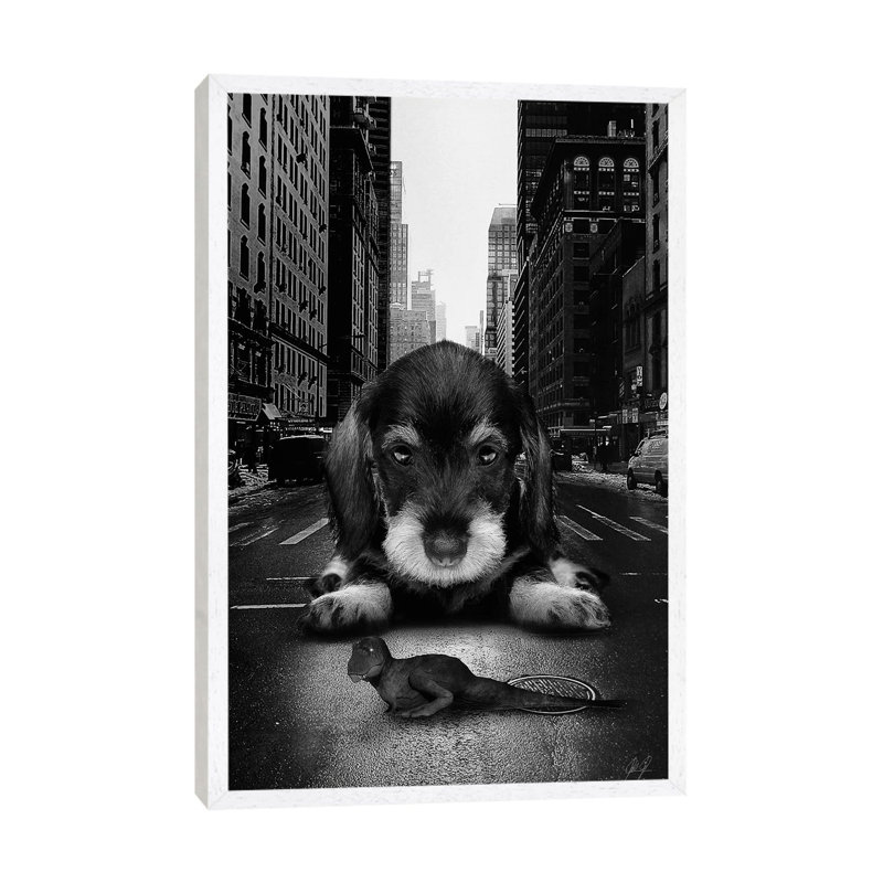 Play Time by Kathrin Federer - Print on Canvas, 66.04cm H x 45.72cm W x 3.81cm D, White Framed