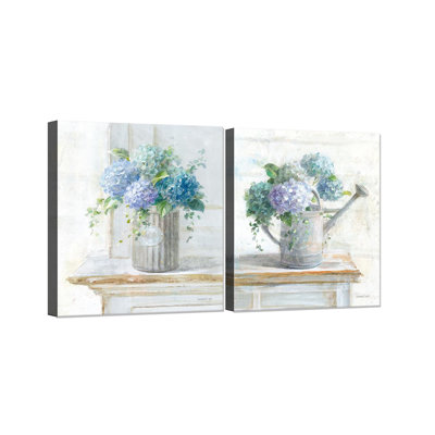 2 Piece Wrapped Canvas Wall Art