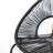 OUTDOOR PATIO WICKER LOVE SEAT, PE RATTAN & IRON FRAME, SET OF 1-240698192