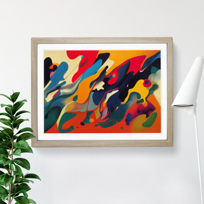 Beguiling Modern abstract 1 Piece Single Picture Frame Wall Art