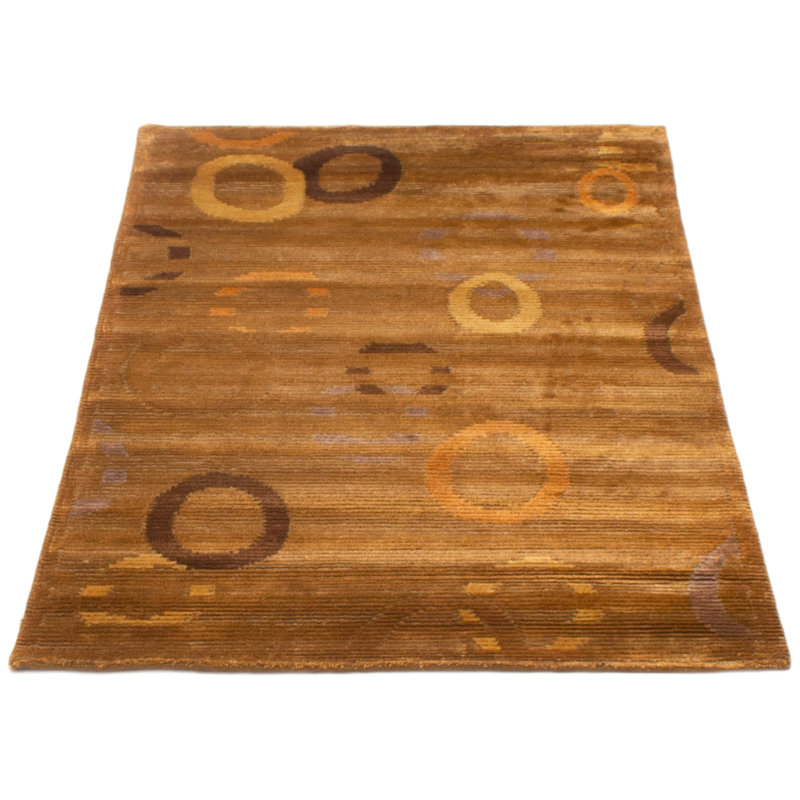 Tapis brun clair unique 3 pi 8 po x 5 pi 10 po Reasor