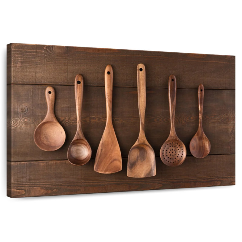 Ustensiles de cuisine en bois Senne, H 32 po x l 48 po