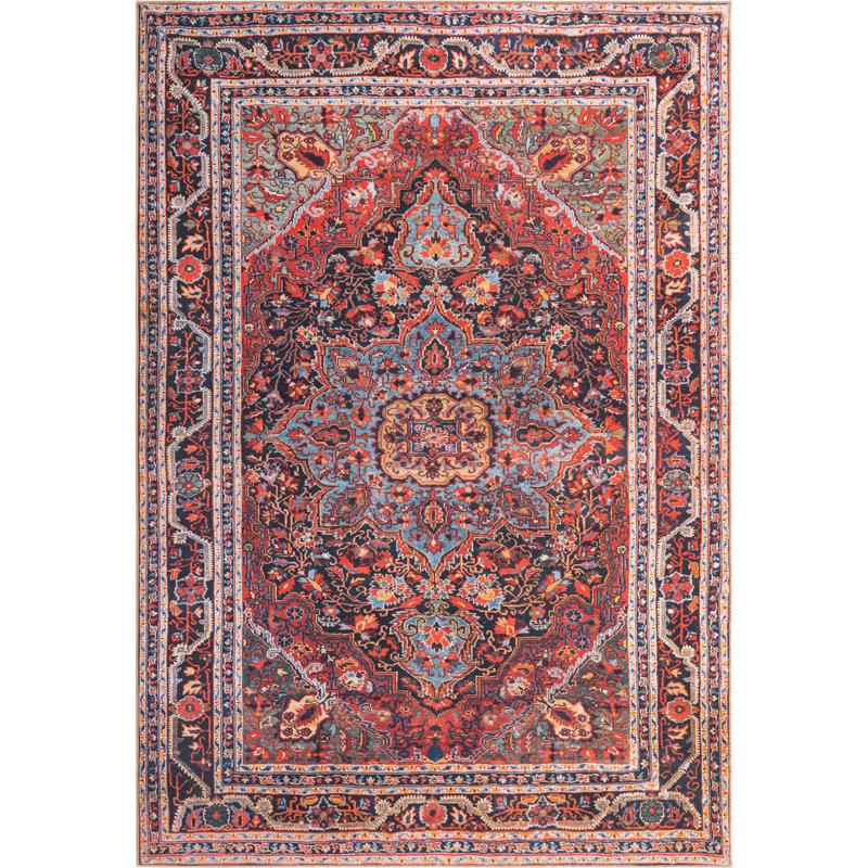 Tapis oriental bourgogne Gamero, Rectangle 8 pi 4 po x 12 pi