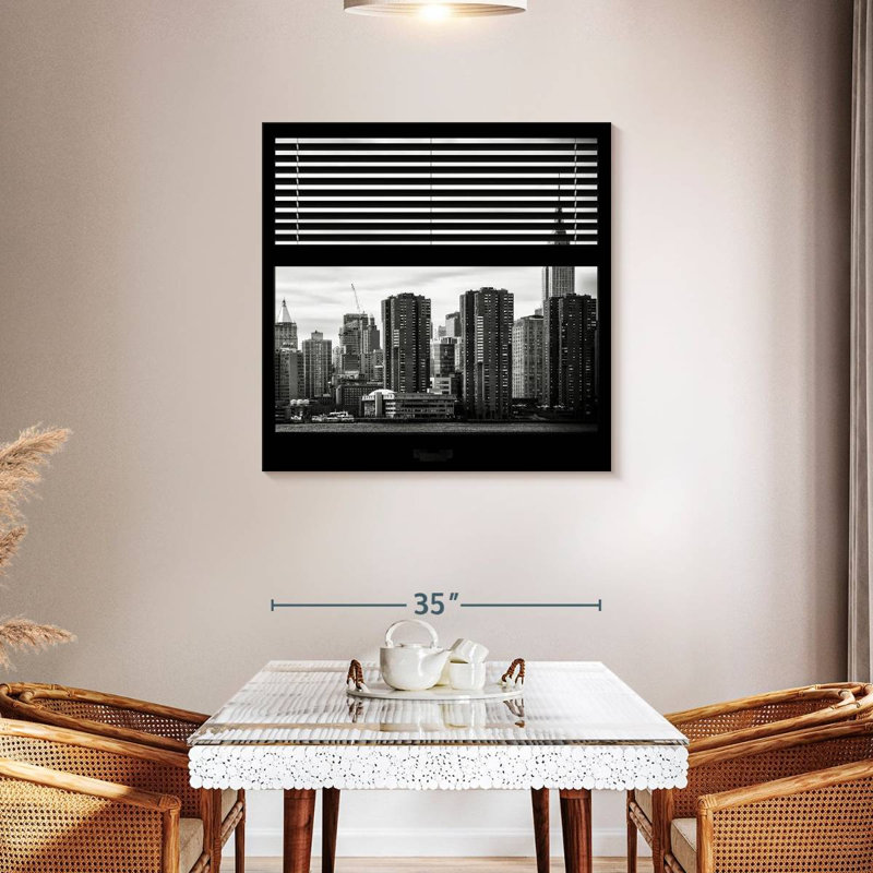 Sireci Window To New York, 36" H x 36" W